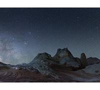 The Art Group The Milky Way Over White Pocket Arizona Canvas, Cotton Blend, Multi-Colour, 60 x 80 x 1.3 cm