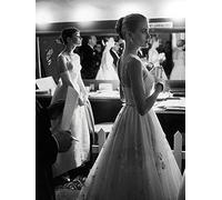 The Art Group "Time Life Audrey Hepburn & Grace Kelly Canvas Print, Multi-Colour, 30 x 40 x 1.3 cm