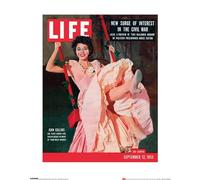 The Art Group Time (Life Cover-Joan Collins) -Art Print 40 x 50cm, Paper, Multicoloured, 40 x 50 x 1.3 cm