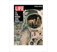 The Art Group Time (Life Cover-to The Moon and Back) -Art Print 60 x 80cm, Paper, Multicoloured, 60 x 80 x 1.3 cm