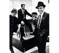 The Art Group Time Life Dean Martin Sammy Davis Jr. and Frank Sinatra Canvas Print, Multi-Colour, 30 x 40 cm