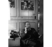 The Art Group "Time Life Frank Sinatra - Phone Canvas Print, Multi-Colour, 30 x 40 x 1.3 cm