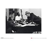 The Art Group Time Life (Frank Sinatra-Piano) Art Print, Paper, Multi-Colour, 30 x 40 x 1.3 cm