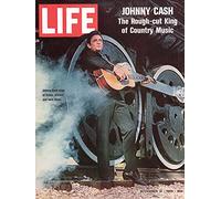 The Art Group Time Life (Johnny Cash-Cover 1969) -Canvas Print 30 x 40cm, Wood, Multi-Colour, 30 x 40 x 1.3 cm