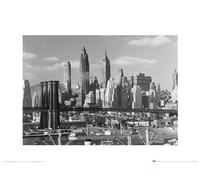 The Art Group Time Life (Lower Manhattan Skyline 1948) -Art Print 30 x 40cm, Paper, Multicoloured, 30 x 40 x 1.3 cm