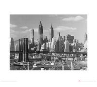 The Art Group Time Life (Lower Manhattan Skyline 1948) -Art Print 40 x 50cm, Paper, Multicoloured, 40 x 50 x 1.3 cm