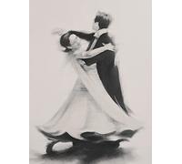 The Art Group "Trudy Good Ballroom 1" Canvas Print, Cotton, Multi-Colour, 1.80 x 30.00 x 40.00 cm