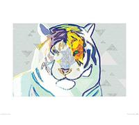 The Art Group Turnowsky (The Tiger in Winter) -Art Print 60 x 80cm, Paper, Multicoloured, 60 x 80 x 1.3 cm