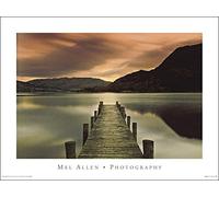 The Art Group Ullswater Mel Allen Art Print, Paper, Multi-Colour, 30 x 40 x 1.3 cm