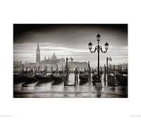 The Art Group "Venetian Ghosts Rod Edwards Art Print, Multi-Colour, 60 x 80 x 1.3 cm