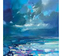 The Art Group West Coast Blues I Scott Naismith Canvas Print, Wood, Multi-Colour, 85 x 85 x 1.3 cm