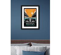 The Art Group Zoom F1 Mercedes Framed Print
