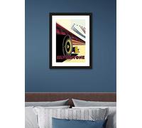 The Art Group Zoom F1 Silverstone Framed Print
