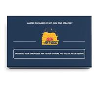 The Art of Bidn - Strategy Card & Poker-Chip Game for 2-10 Players, Ages 18+ - High-Stakes Bidding & Bluffing Party Game