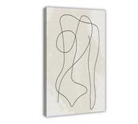 The Art of Female Body Contours Canvas Poster Bedroom Decor Landscape Office Room Decor Gift 16x24inch(40x60cm)