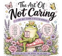 The Art of Not Caring: A Funny Adult Coloring Book & Reflection Workbook for Stress Relief, Overthinking, Anxiety, Boundaries, Self-Care, Relaxation and Letting Go