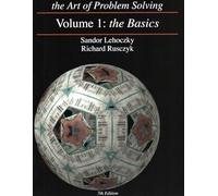 The Art of Problem Solving, Vol. 1: The Basics by Sandor Lehoczky, Richard Rusczyk 7th (seventh) Edition (8/1/2006)
