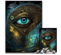 The Art of The Eye 1000 Piece Jigsaw Puzzle cardboard Jigsaw Puzzles for Adults Perfect for Teenagers & Collectors, Ideal Home Decor & Travel Gift 26X38CM/10.23x14.96inch