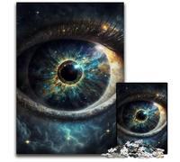 The Art of The Eye JigsawPuzzle 1000 Pieces for Adults Jigsaw Puzzles Perfect for Teenagers & Collectors, Ideal Home Decor & Travel Gift 50x75CM/19.68x29.52inch