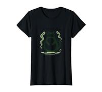 The Art of The Roll: Rolling Fatties Cat Humor T-Shirt, Women, Black, XS