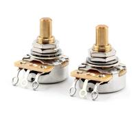 The Art Of Tone Custom CTS 500K Pot Short (3/8 inch) Solid Shaft, 10% Audio Taper, 10% Tolerance, Pair (2X)