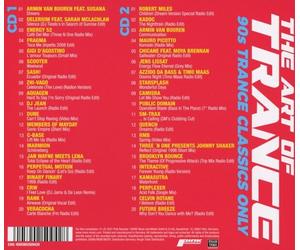 THE ART OF TRANCE-90S TRANCE CLASSICS ONLY 2 CD NEW