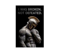 The Art of Victory for War Survivors - Overcoming Fear Inspiration Canvas Poster Wall Art Decor Print Picture Paintings for Living Room Bedroom Decoration 08x12inch(20x30cm)