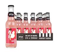 The Artisan Drinks Company Pink Grapefruit Soda - 24x200ml Bottles - Natural Ingredients - Premium Sparkling Soft Drink and Mixer with No Artificial Sweeteners
