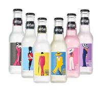 The Artisan Drinks Company Tonic Water Mixed Case - 200mlx12 Bottles - Tonic for Gin - Natural Ingredients - Flavoured Soft Drinks - Mixer Range for Your Favourite Gin, Vodka & Rum