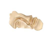 The artistic half face accessory brooch gives individuality to any outfit for trendsetters and art lovers