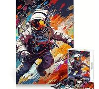 The Artistic Side of Space 1000 Pieces Jigsaw Puzzles for Teenagers Cognitive Toy Gentle Leisure Pattern Assembly Fine Art Piece (38x52cm)