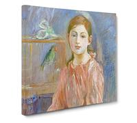The Artist's Daughter by Berthe Morisot Canvas Print | Gallery Wrapped 30mm Frame Wall Art | 20x20 inches | Ready to Hang | Modern Picture | Living Room Bedroom Lounge Office