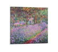 The Artist's Garden at Giverny, 1900 by Claude Monet Wall Art Prints Poster Picture Print Canvas Poster Wall Paint Art Posters Decor Modern Home Artworks 12x12inch(30x30cm)