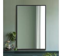 The Artus - Black Aluminium Edged Wall Mirror 16" X 24" (40CM X 60CM)