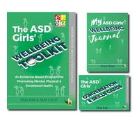 The ASD Girls' Wellbeing Toolkit, Conversation Cards and Journal - Set of 3: Practical Resources to Support the Mental Health, Resilience, and Communication Skills of Autistic Girls and Young Women