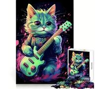 The Asheera Cat Jigsaw Puzzles 1000 Pieces for Adults Reason Skill Toy Calm Relax Exact Cut Heartfelt Gift (38x52cm)