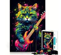 The Ashera Cat Dark Jigsaw Puzzles for Adults1000 Pieces Boost Memory Soothing Fun Premium Cut Thoughtful Gift (38x26cm)