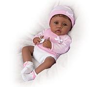 The Ashton - Drake Galleries 'Blessing From The Start' So Truly Real® Baby Girl Doll - So Truly Real® lifelike reborn baby girl doll with RealTouch® vinyl skin, hand-rooted hair and cloth body