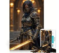 The Assassin Knight 1000 Piece Jigsaws for Teenagers Puzzle Mind Challenge Toy Calm Pastime Precise Cut Lovely Gift (38x52cm)