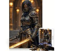 The Assassin Knight Teenagers Puzzles 1000 Piece Jigsaws Boost Recall Relax Time Accurate Edge Amazing Present (38x26cm)