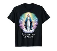 The Assumption of Mary Blessed Mother Catholic Faith Value Graphic T-Shirt