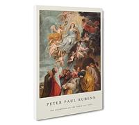 The Assumption of The Virgin Peter Paul Rubens Canvas Print | Gallery Wrapped 30mm Frame Wall Art | 30x20 inches | Ready to Hang | Contemporary Religious Picture | Living Room Bedroom Lounge Office