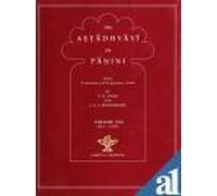 The Astadhyayi of panini with translation and explanatory notes: Volume VIII