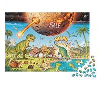 The Asteroid Impact in Yucatan Wooden Jigsaw Puzzle Waterproof 1000 Piece Puzzles for Adults Impossible Challenging Games