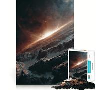 The Asteroid's Horizon 1000 Piece Jigsaw Puzzles for Adults Jigsaw Thought Toy Indoor Fun Accurate Edge Art Collectible (50x75cm)