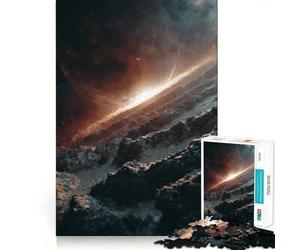 The Asteroid's Horizon 1000 Piece Jigsaws for Teenagers Puzzle Wise Think Toy Simple Fun Tight Cut Santa Wish Pick (38x26cm)