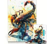 The Attacking Scorpio 1000 Piece Jigsaws for Teenagers Puzzle Mind Challenge Toy Calm Pastime Precise Cut Lovely Gift (50x75cm)