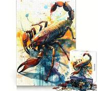 The Attacking Scorpio 1000 Piece Jigsaws for Teenagers Puzzle Mind Challenge Toy Calm Pastime Precise Cut Lovely Gift (50x75cm)