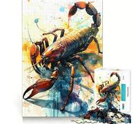 The Attacking Scorpio Jigsaw Puzzles for Adults1000 Pieces Boost Memory Soothing Fun Premium Cut Thoughtful Gift (38x52cm)