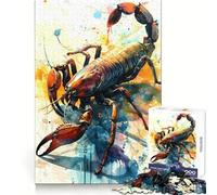 The Attacking Scorpio Jigsaw Puzzles for Adults1000 Pieces Boost Memory Soothing Fun Premium Cut Thoughtful Gift (38x52cm)